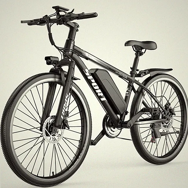26-inch Electric Mountain Bike,749W motor,48V Removable Battery